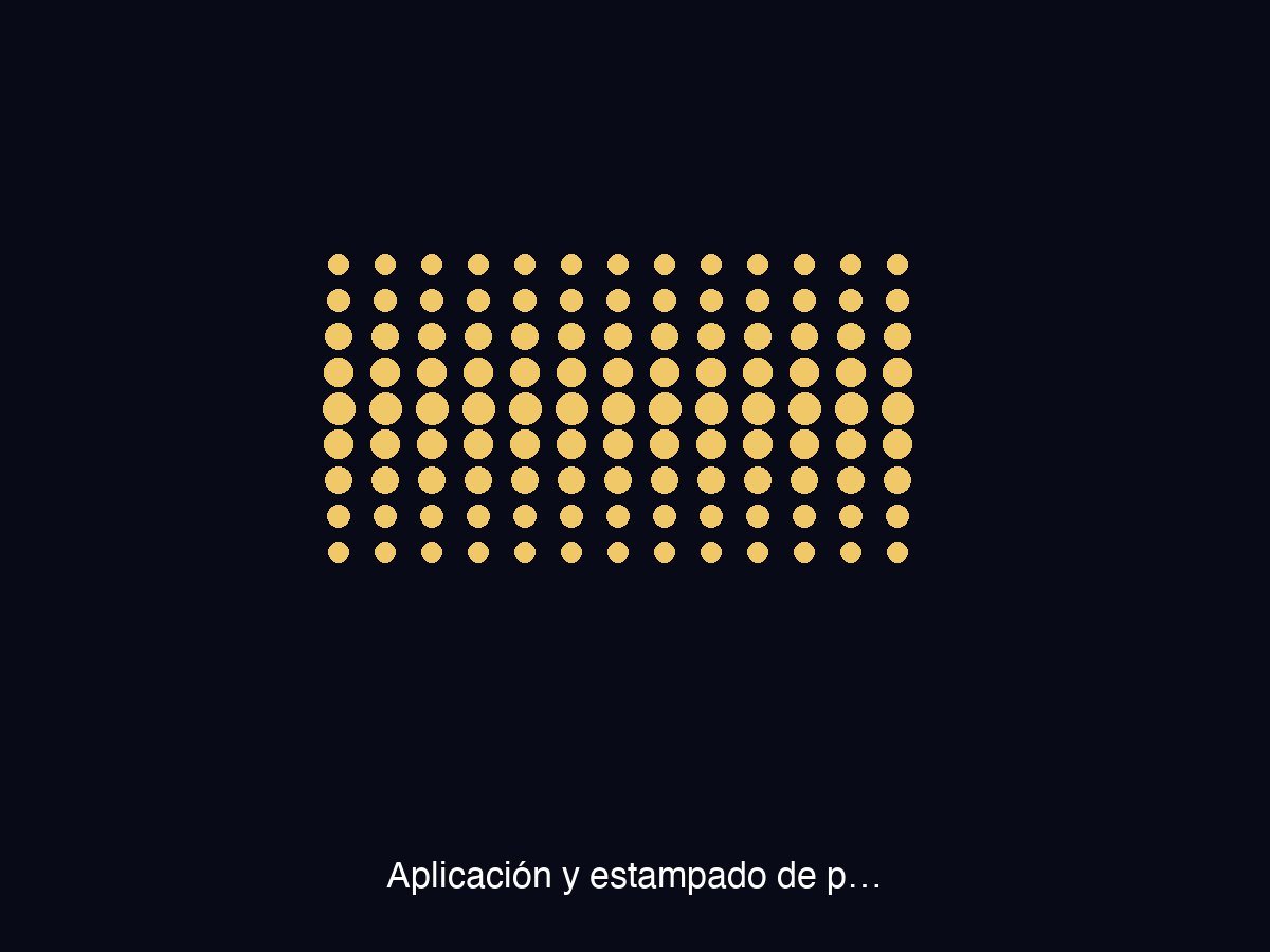 Aplicación y estampado de prendas