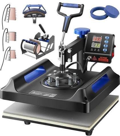 Prensa térmica combo 8 en 1
