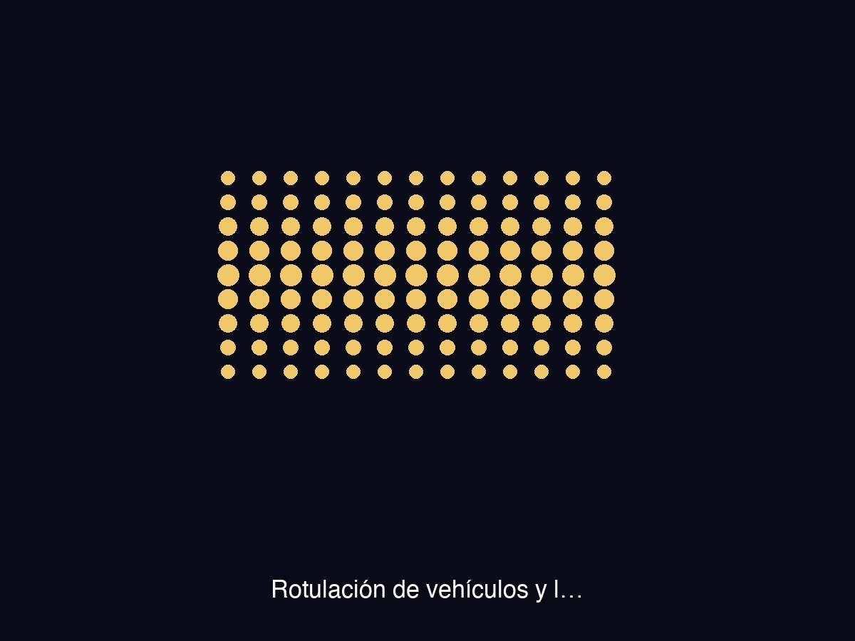 Rotulación de vehículos y locales
